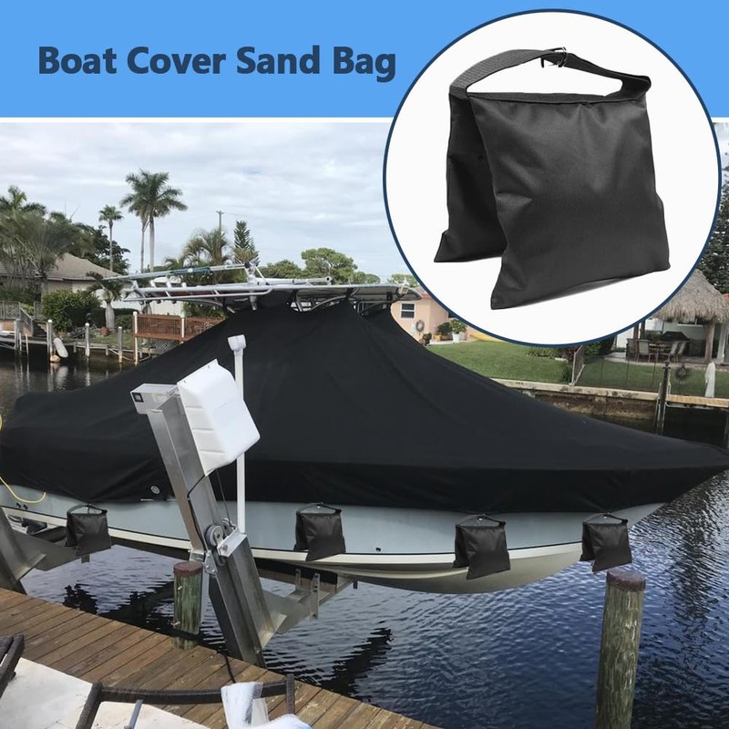 Boat Cover Sandbags 4 Pack Marine Quality Boat Shield Accessories