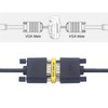VCE VGA Female to Female Adapter, SVGA Coupler HD15 Mini
