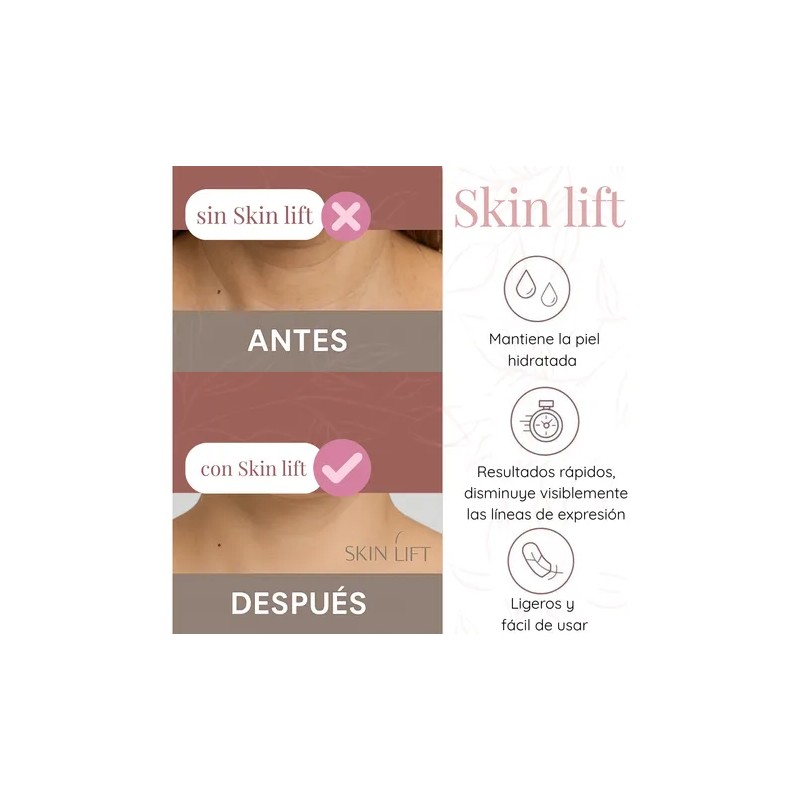 Parches Antiedad de Silicona Skin Lift Reutilizables Da y Noche