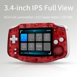 Kisss RG34XX Handheld Game Console, 3.4 Inch Linux System, Handheld Game Console for Adults