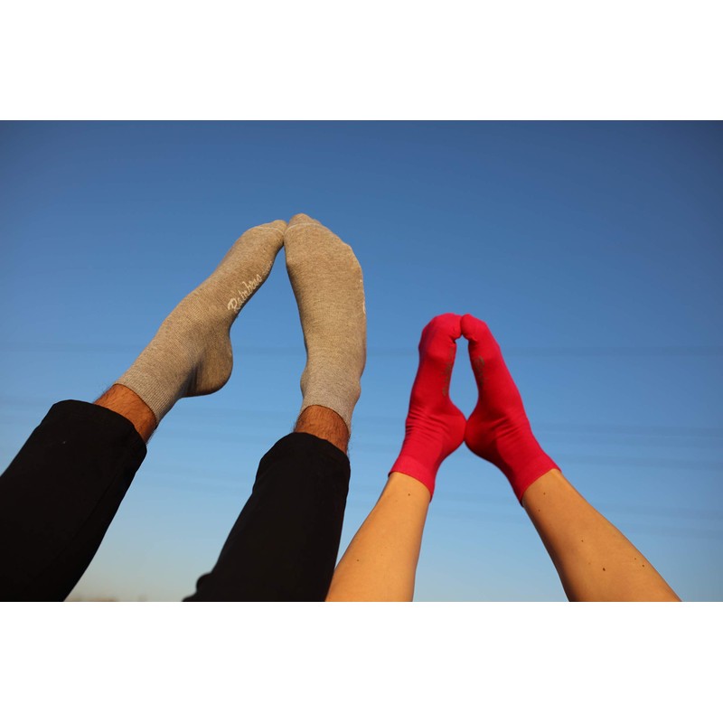 Rainbow Socks – Women's Men's Classic Colourful Cotton Socks -