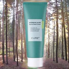 Kim Jeong-moon Aloe Skin Soothing Relieves Skin Irritation Skin Tone Up Cure Intensive Aloe Barrier Relief Cream 1 piece 100g / 김정문알로에 피부진정 피부자극완화 피부톤업 큐어 인텐시브 알로에 배리어 릴리프 크림 1개 100g