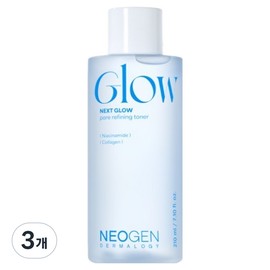 Neogen Next Glow Pore Refining Toner, 210ml, 3 pieces / 네오젠 넥스트 글로우 포어 리파이닝 토너, 210ml, 3개