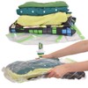 8 Space Saver Bags, No Vacuum Needed, Roll-Up Compression Packing,