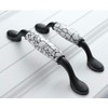 BOZONLI 4 Pack Ceramic Handles, Cupboard Handles, Door Knobs Drawer