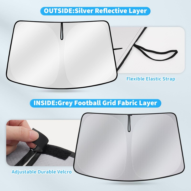Windshield Sun Shade for Lexus RX 2023 2024 2025 —