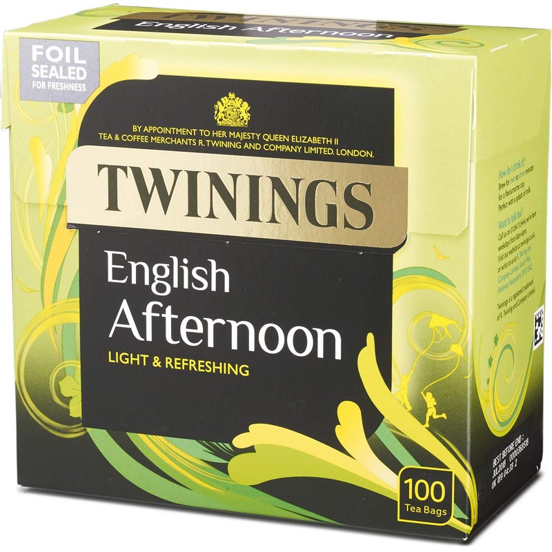 Twinings English Afternoon Black Tea, 100 Teabags