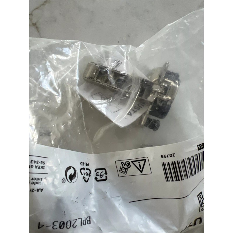 IKEA 2x UTRUSTA 110 Degree 404 017 84 Hinges NOS