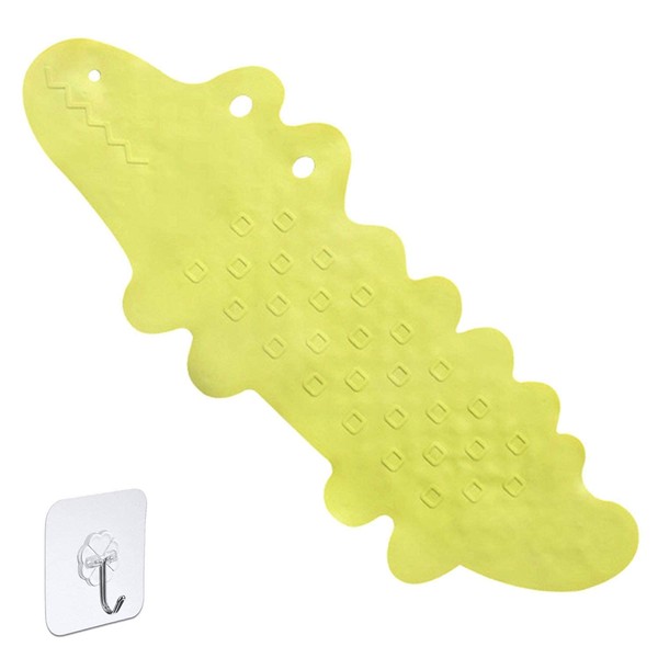 IceMoon Extra Long Non-slip Environmental TPR Rubber Crocodile Bath Mat