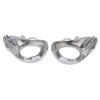 Pair of Front Bumper Fog Light Fog Lamp Bezel Cover