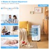 COSTWAY Portable Evaporative Air Cooler for Room, Include Remote Control,