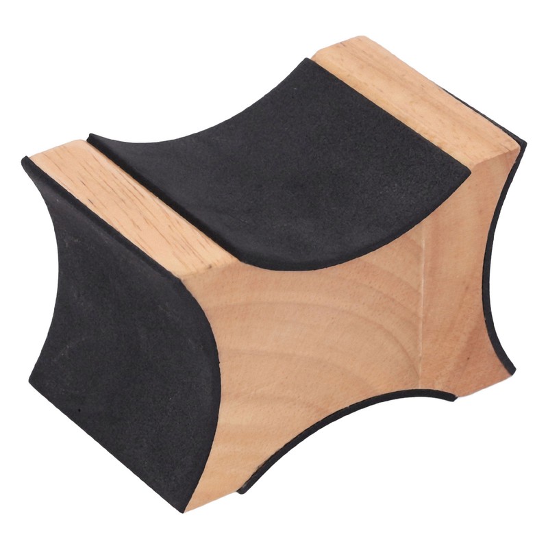 Guitar Neck Rest 2 Heights Solid Wood Support Soft Sponge