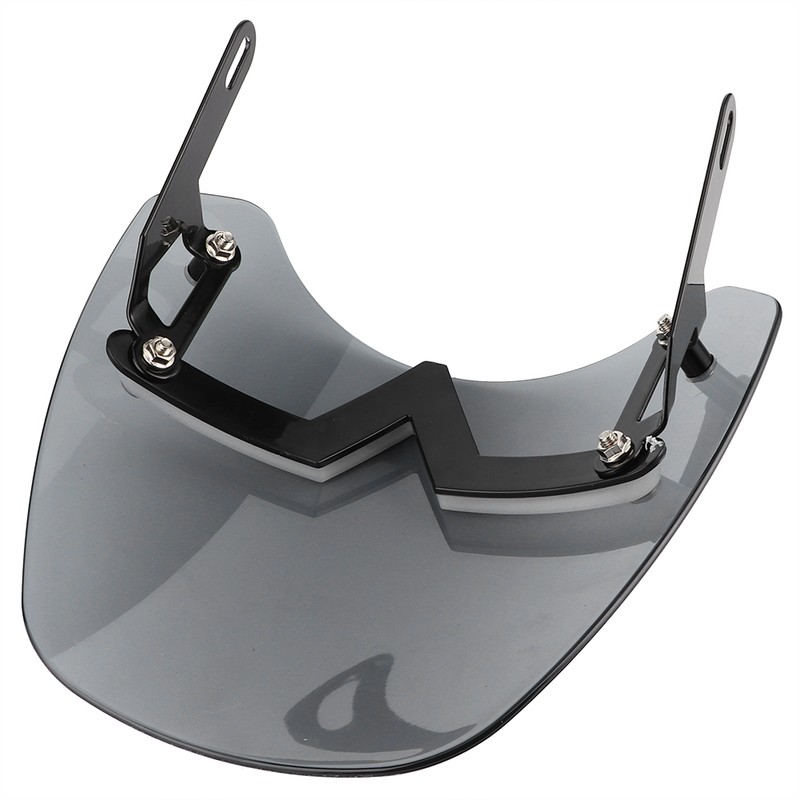 Motorcycles Wind Deflector Front Windshield W/V Lights LED Turn Signals