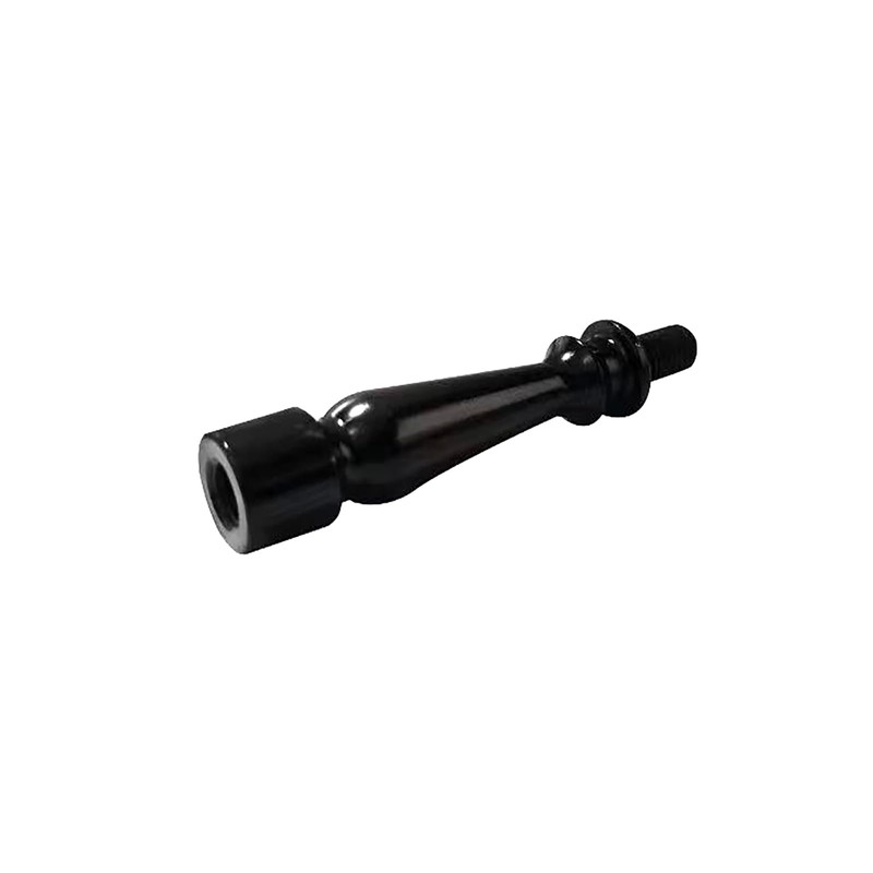 ECUDIS Lamp Shade Risers Lamp Finial Extender, 2 Pack (Black,