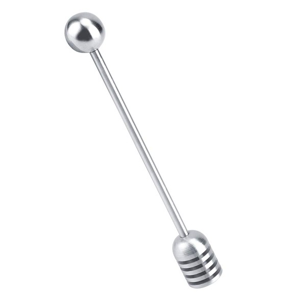 Honey Dipper Stick, Solid Stainless Steel Honey Stirrers Honey Spoon