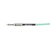 Fender 10' Contour Instrument Cable, Seafoam Green