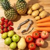 Pineapple Eye Remover & Strawberry Huller, Stainless Steel Corer Tool