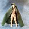1:12 Scale Fabric Cape Cloak with Hat for 6 inch