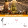 mimigogo Solar String Lights Outdoor,500 LED 165FT Christmas Lights with