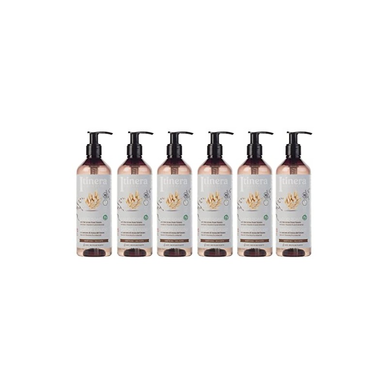 ITINERA Soothing Liquid Soap with Venetian Oats, 95% Natural Ingredients,