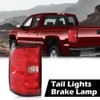 G-PLUS Tail Lights Assembly W/o Bulbs Red Lens Compatible with