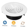 TEHAUX Adjustable Abs Air Vent Cover for Home Ventilation Durable