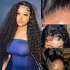 30 Inch 360 Lace Front Wigs Human Hair Pre Plucked