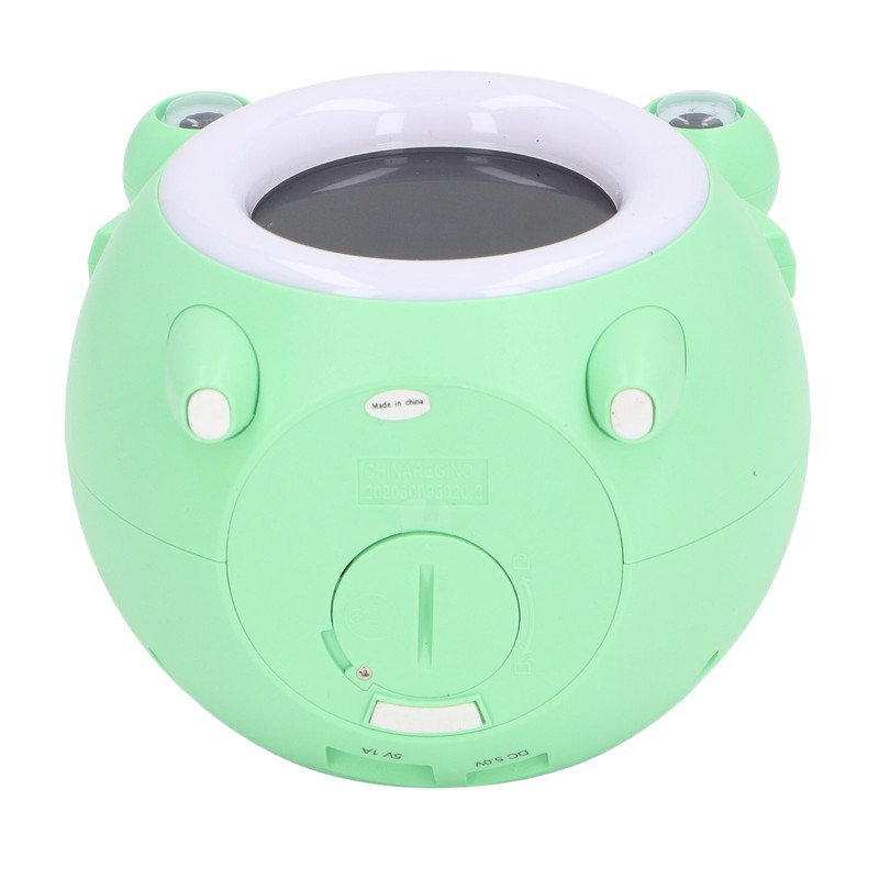 Kids Alarm Clock Cartoon Animal Shaped Gentle Music Night Light
