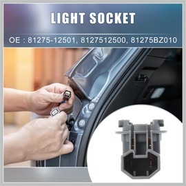 RATCHROLL Tail Light Lamp Taillight Bulb Socket Holder 81275-12501 8127512500 for Toyota RAV4 LE, Limited, XLE 2.5L 2013-2015 (Set of 2) Replacement Car Parts