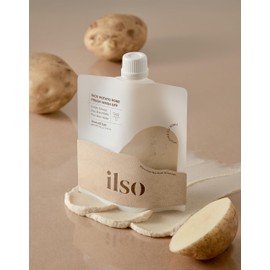 ilso Rice Potato Pore Fresh Wash-Off Face Mask, 5.29 oz, with Rice Bran Water and Potato Extract, Korean skincare, blackheads, sebum