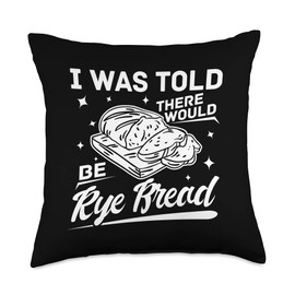 Rye Bread Recipes Gluten Free Seeds German Flour Throw Pillow