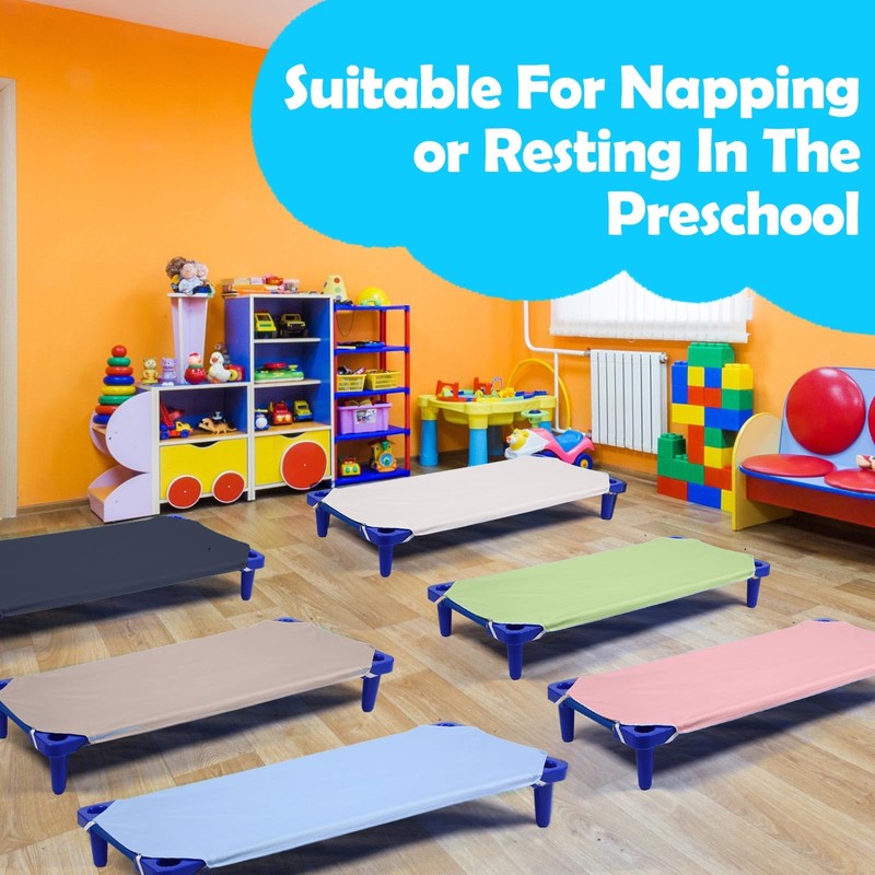 Mixweer 18 Pack Daycare Cot Sheet for Toddler Preschool Standard