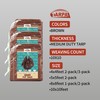 TARPAL 5x5 Feet(2pack) Small tarp with Drawstring Tarp Waterproof Brown