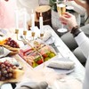 Leafiew 50 Pack Small Charcuterie Boxes with Clear Lids and