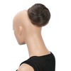 CAISHA Bun Hairpiece Ponytail Hepburn-Bun Scrunchie Updo Brown Mix DC4