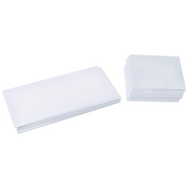 Craft UK 996 4 x 4 inch Card and Envelope pack of 50 - White