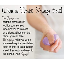 Aromatherapy Therapy Dough Lavender Made with Essential Oils — The Squeeze