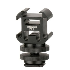Ulanzi 0915 PT-3S Triple Cold Shoe Mount for Magic Arm with 1/4 Screw Hole