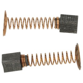 vhbw 2 x Carbon Brush Motor Carbon Abrasive Carbon 9.7 x 6 x 4.75 mm Compatible with Dremel 4300 with Device No.: F 013 430 046, F 013 430 049 Power Tool