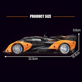 Super Car Building Blocks Kit, 817 Pieces, Solus GT Sports Car, Clamping Blocks, Model Building Blocks, Toy for Adults and Teenagers, Gift Idea for Car Lovers