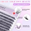Eyelash Extensions, Eyelash Extensions, 240 Pieces, 40D Natural False Eyelashes