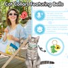 2 Pack Cotton Cat Collar for Soft Breakaway, Kitten Collar