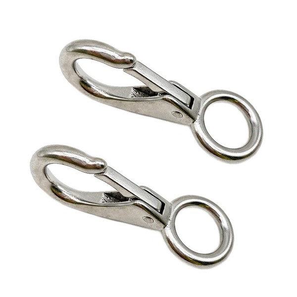 Richtungshaken, Schnellspanner, fester Schnappschäkel, 316 Edelstahl, Hebehaken, Rigging-Zubehör für den