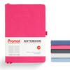 Promot Ruled Journal Notebook - A5 Pink 192 Lined Pages