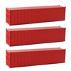 Evemodel Pack of 3 40 ft Container Shipping Freight Cars