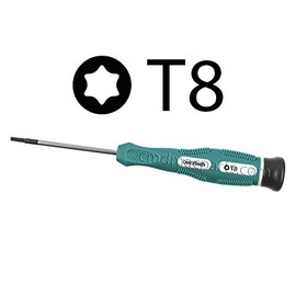 Odyson - Torx T8 Screwdriver with Premium Handle & Swivel Top Cap