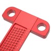 T Type Square Ruler Woodworking Aluminum Alloy Scriber Measuring Carpentry