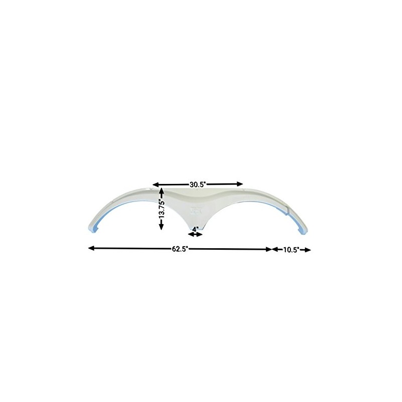 2006-2015 Heartland Big Horn New Fender Skirt (White)