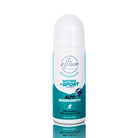 DESODORANTE NATURAL CON ÓXIDO DE ZINC/RICINOLEATO DE ZINC/ACEITE DE ALMENDRAS/BICARBONATO DE SODIO ROLL ON 90 ML