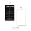 Vinyl Decal Application Instruction Cards | 50 Pack | 2x3.5”